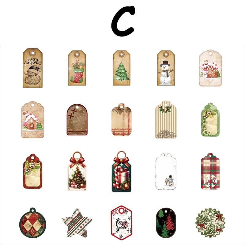 Christmas-HardCardStickers-Scrapbooking-C