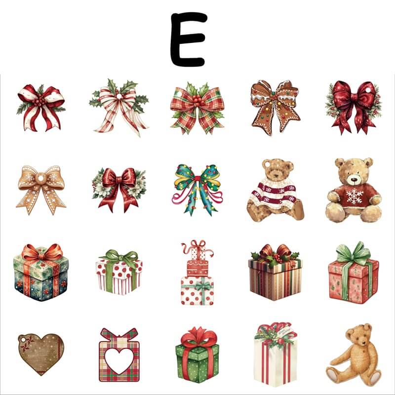 Christmas-HardCardStickers-Scrapbooking-E