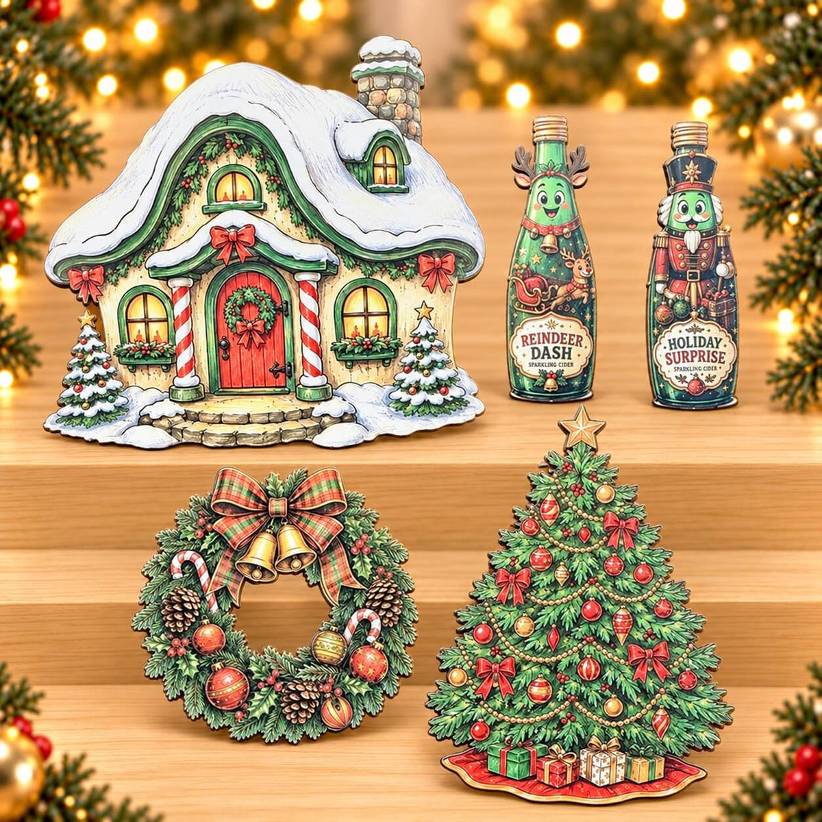 ChristmasCheerpapercutoutsizeandcardstocktexturedetail