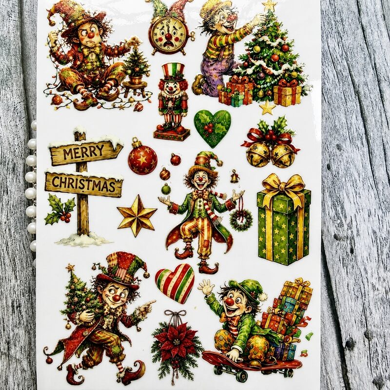 ChristmasUVstickersforglassacrylicandtumblers