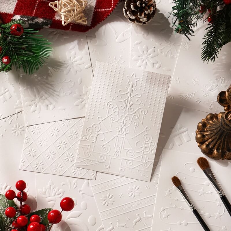 ChristmasWinter-EmbossedPaper-Scrapbook-1