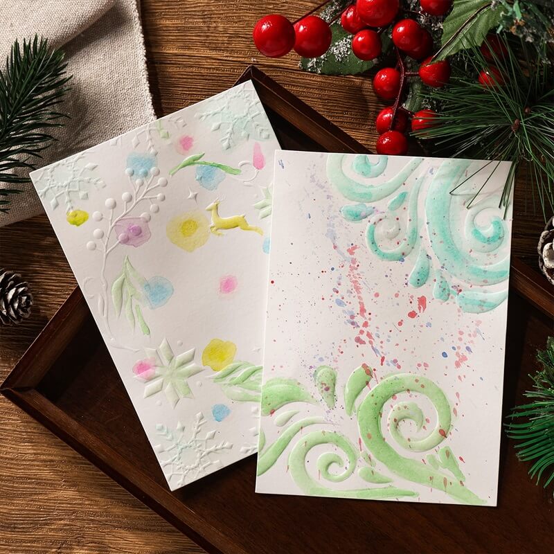 ChristmasWinter-EmbossedPaper-Scrapbook-3