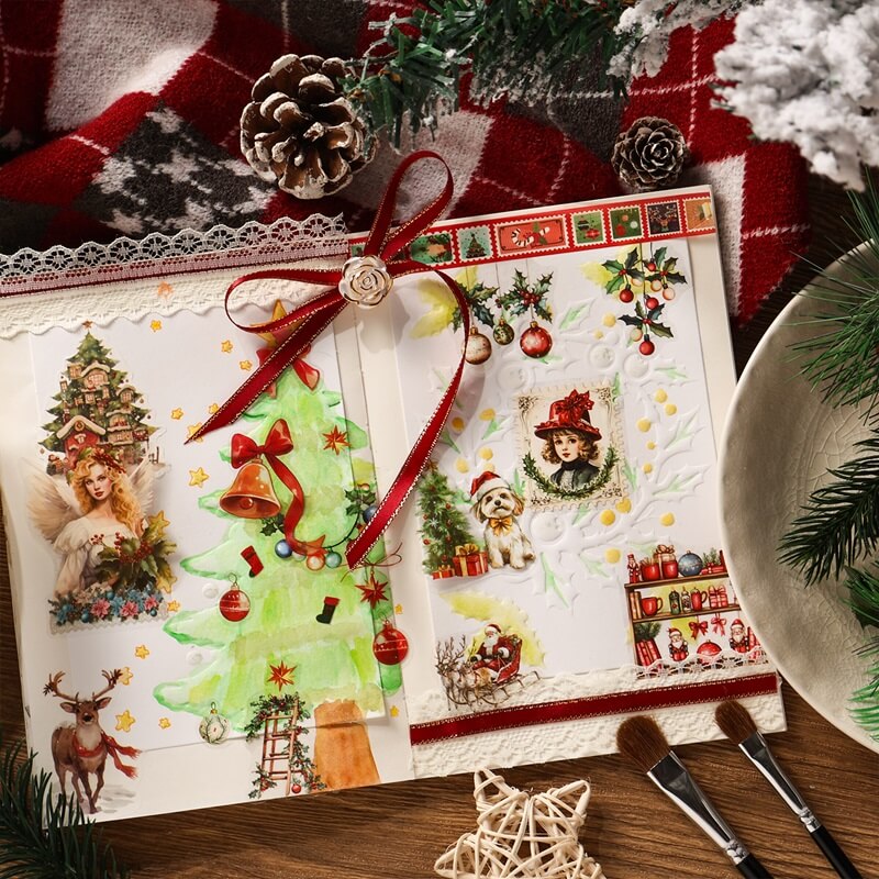 ChristmasWinter-EmbossedPaper-Scrapbook-6