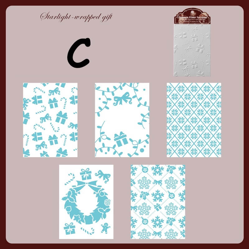 ChristmasWinter-EmbossedPaper-Scrapbook-C