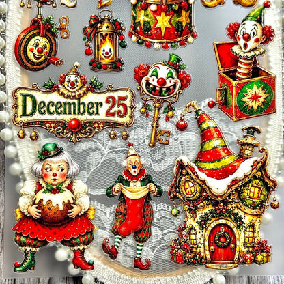 ChristmascircuscharacterstickersforScrapbooking