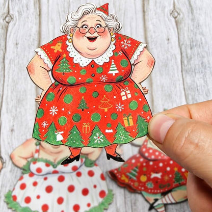 Christmasgrandmacardstockcutouts