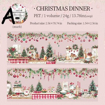 Christmas PET Tape – Winter Village & Holiday Designs