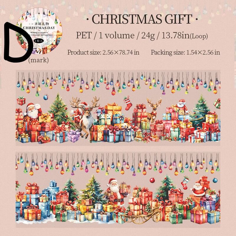 Christmas PET Tape – Winter Village & Holiday Designs