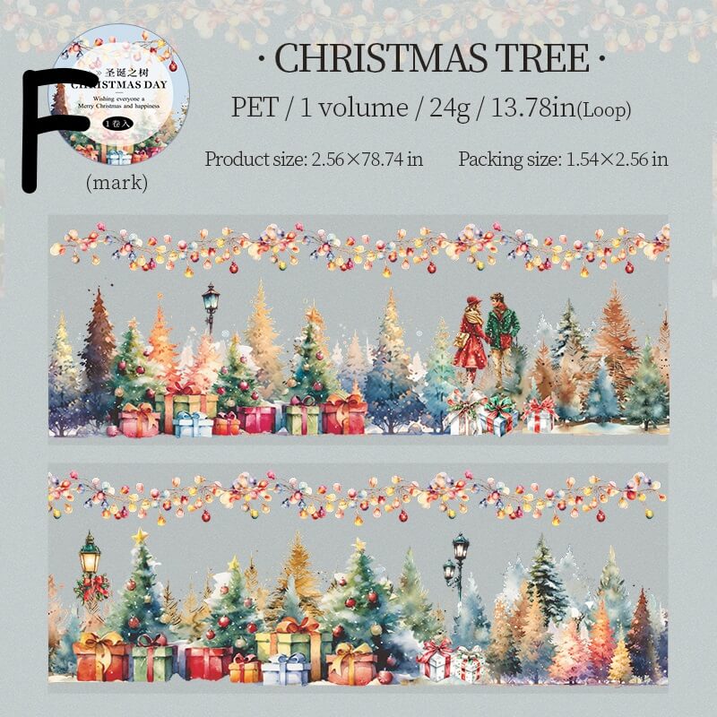 Christmas PET Tape – Winter Village & Holiday Designs