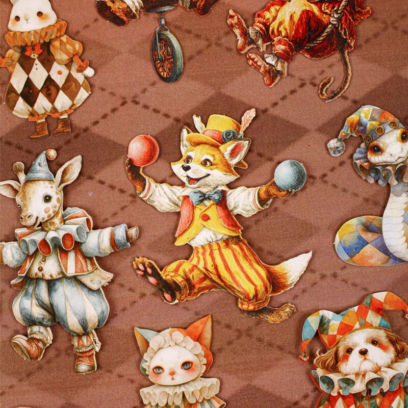 Circus-HardCardStickers-Scrapbook-1