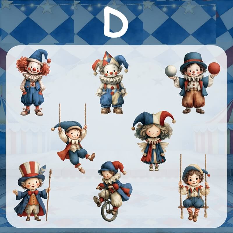 Circus-HardCardStickers-Scrapbook-D