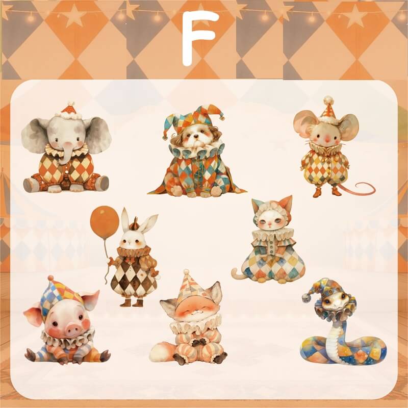 Circus-HardCardStickers-Scrapbook-F
