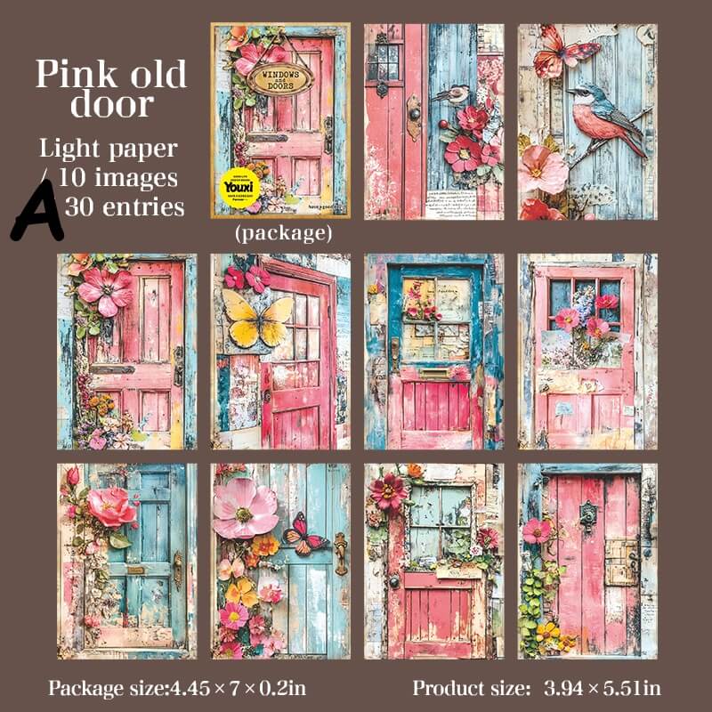 ColoredWindowsandDoors-Paper-Scrapbooking-A