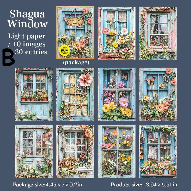 ColoredWindowsandDoors-Paper-Scrapbooking-B