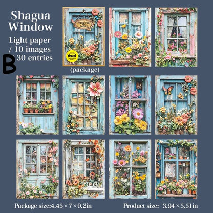 ColoredWindowsandDoors-Paper-Scrapbooking-B