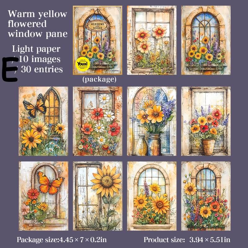 ColoredWindowsandDoors-Paper-Scrapbooking-E