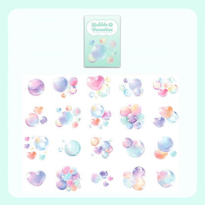 ColorfulDreamyBubble-Stickers-Scrapbook
