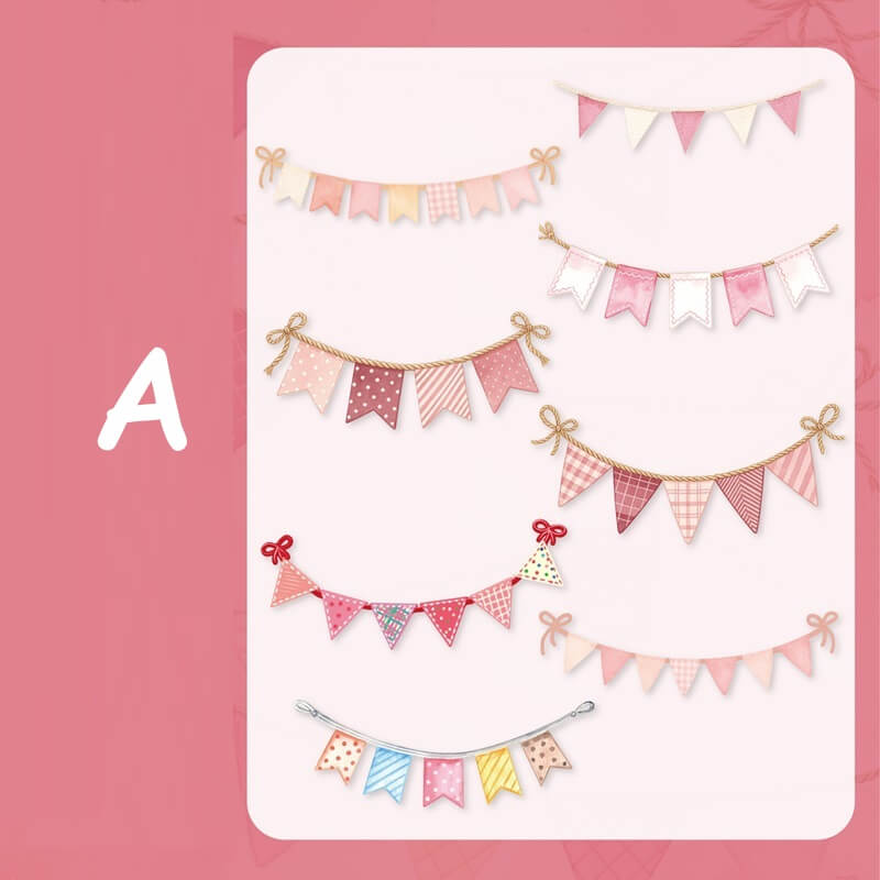 ColorfulFlags-HardCardStickers-Scrapbook-A