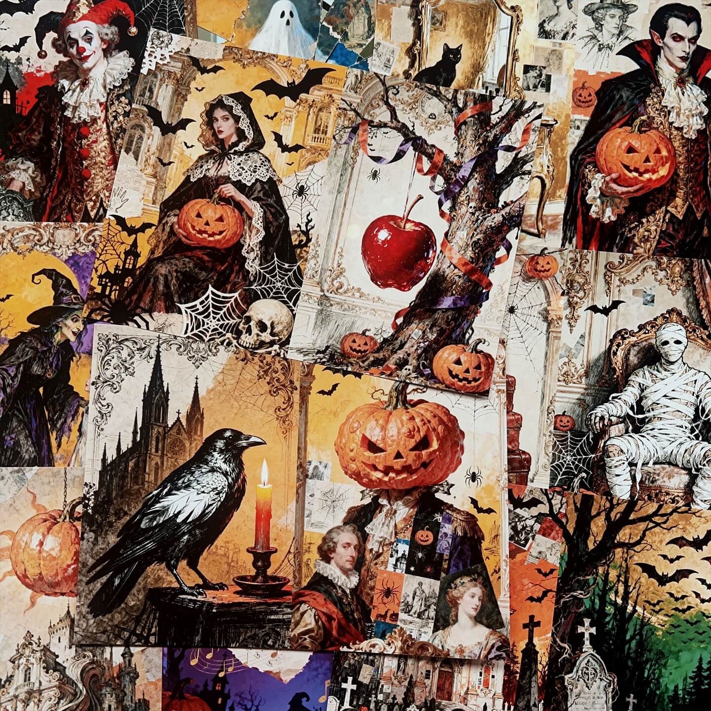 ColorfulHalloween-Paper-Scrapbooking-1