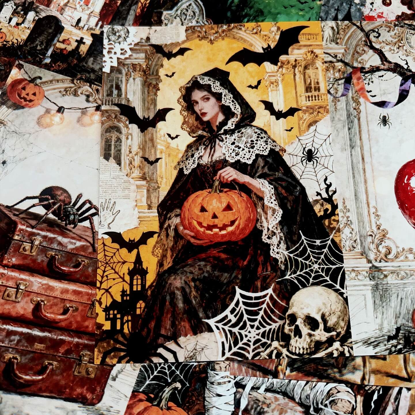 ColorfulHalloween-Paper-Scrapbooking-3