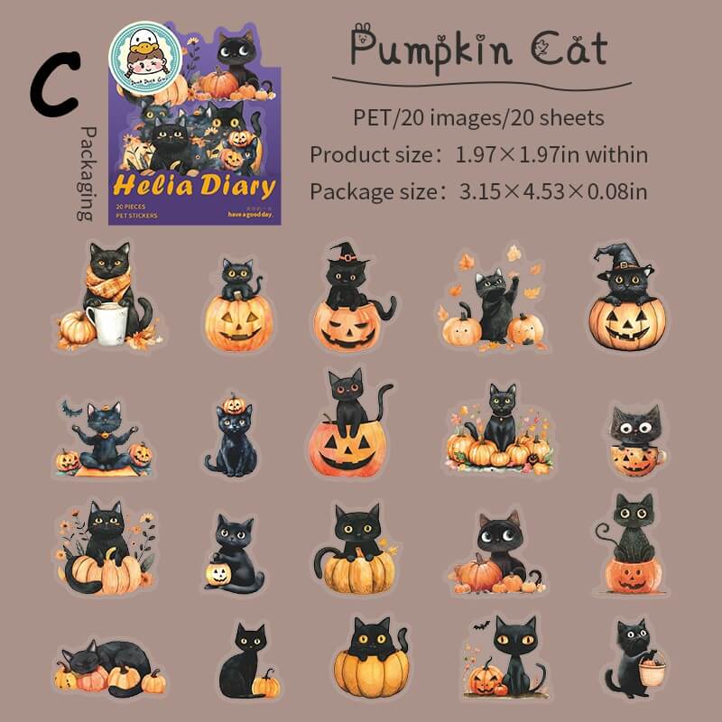 CuteBlackCat-Stickers-JunkJournal-C