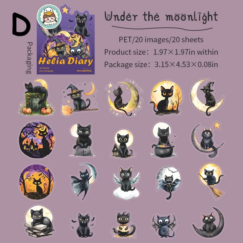 CuteBlackCat-Stickers-JunkJournal-D
