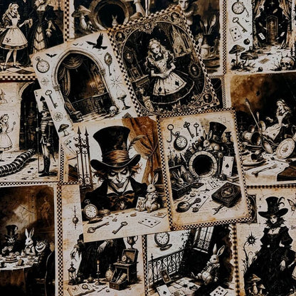 DarkAliceinWonderland-Paper-JunkJournal-1