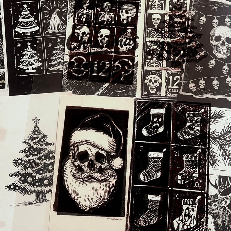 DarkChristmasSkeleton-Paper-JunkJournal-1