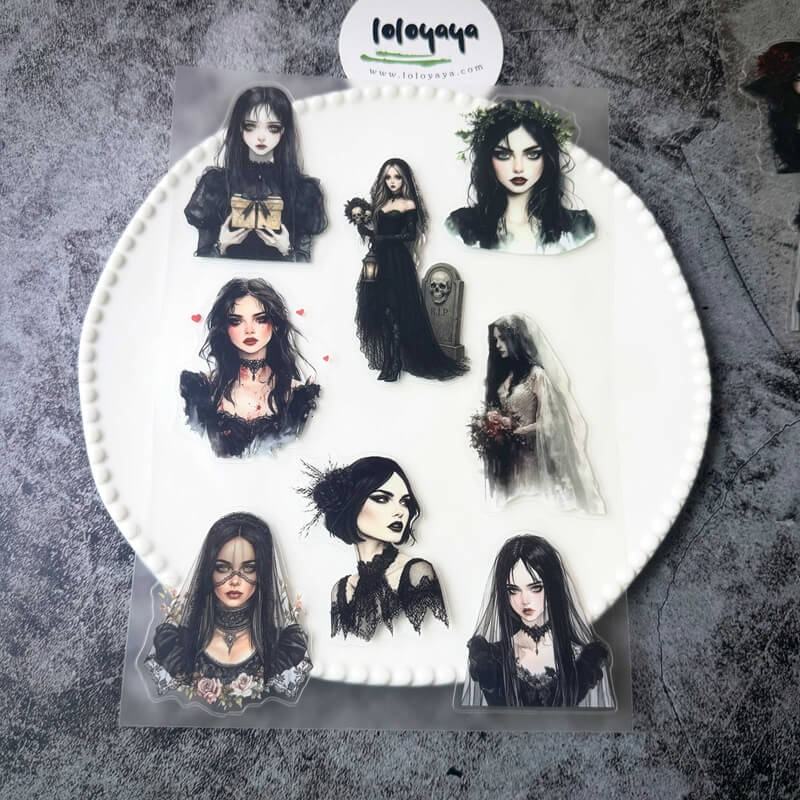 DarkGirl-Stickers-JunkJournal-1
