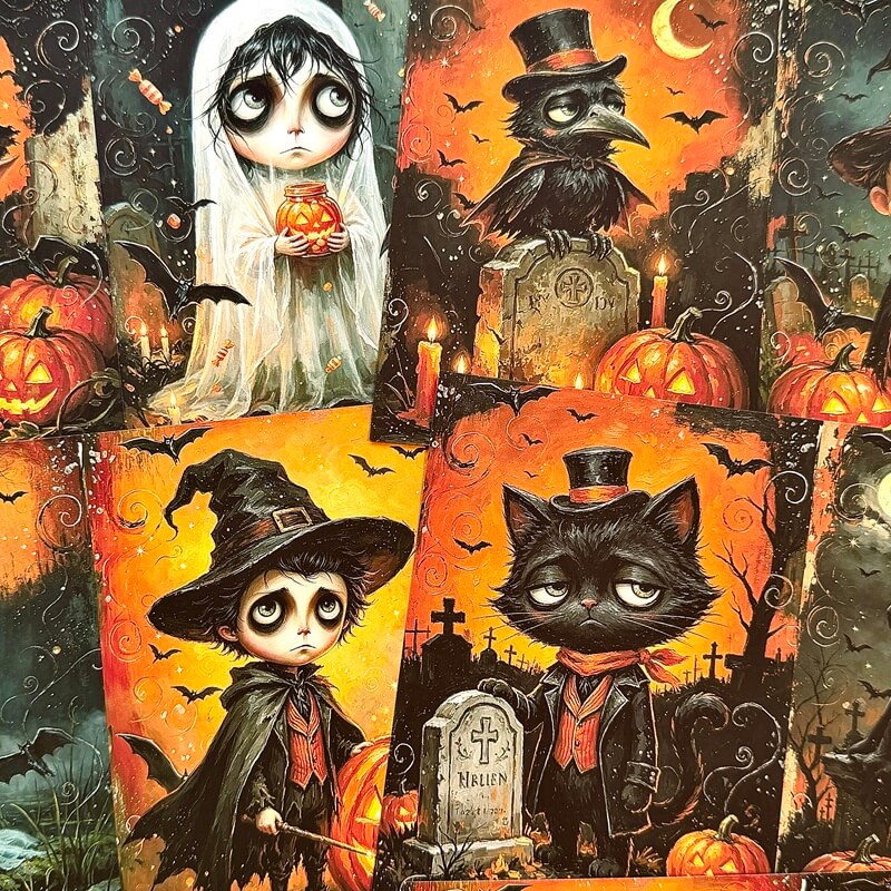 DarkNightPumpkinTown-Paper-JunkJournal-1
