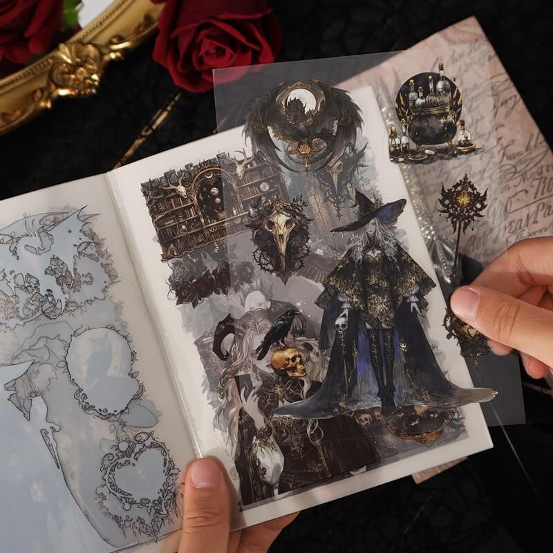 DarkNightSeries-StickerBook-JunkJournal-5