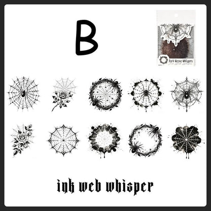 DarkSpiderWeb-Stickers-JunkJournal-B
