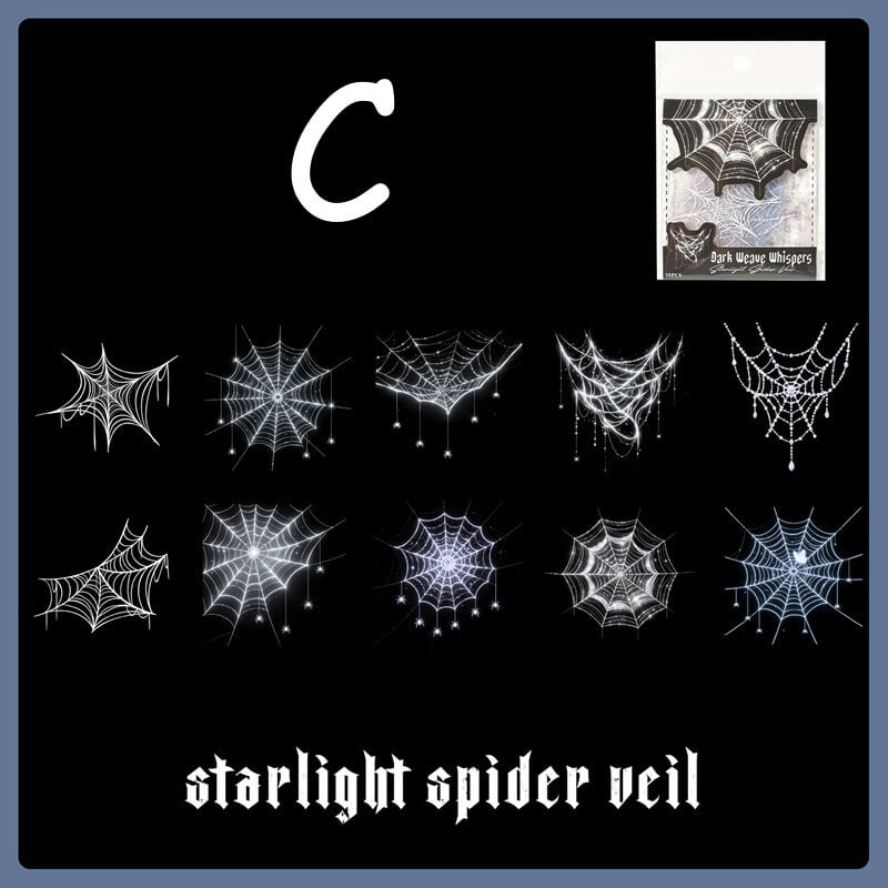 DarkSpiderWeb-Stickers-JunkJournal-C
