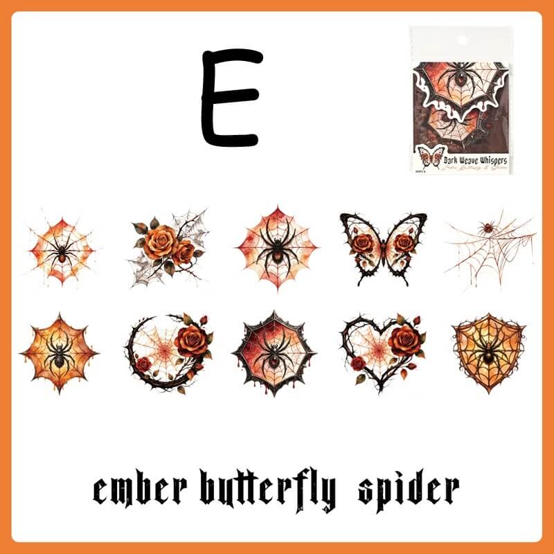 DarkSpiderWeb-Stickers-JunkJournal-E