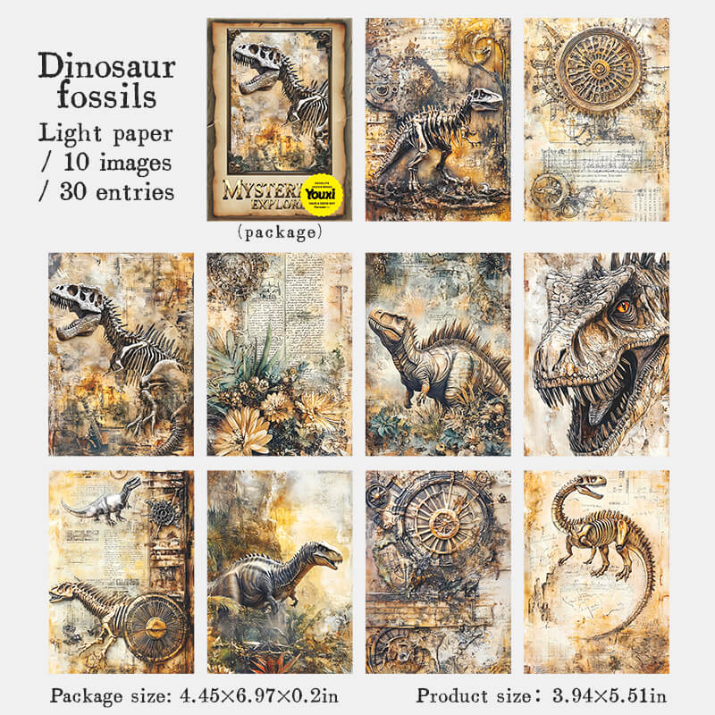 DinosaurFossils-Paper-Scrapbooking