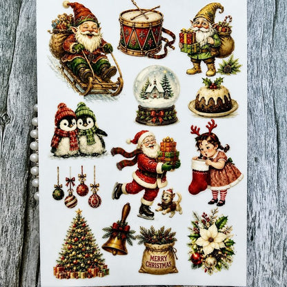 ElfandSantaholidaytransferdecals