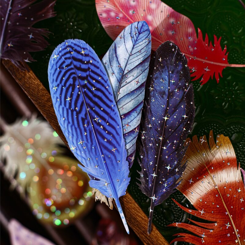 Feather-HardCardSticker-Scrapbook-1
