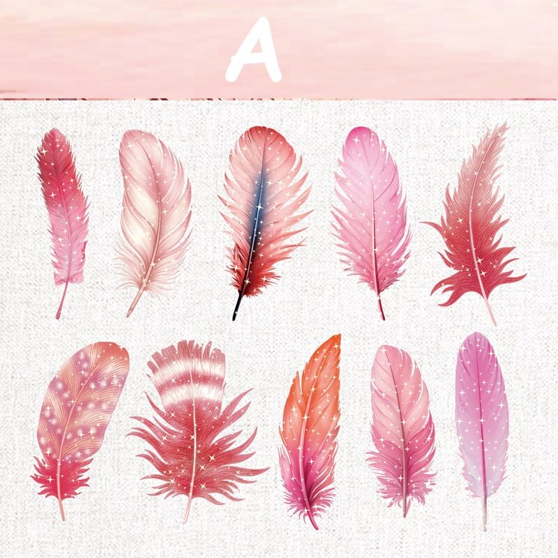 Feather-HardCardSticker-Scrapbook-A