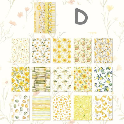 Floral craft paper