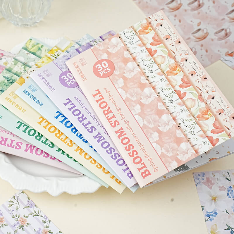 Floral-craftpaper-Scrapbook