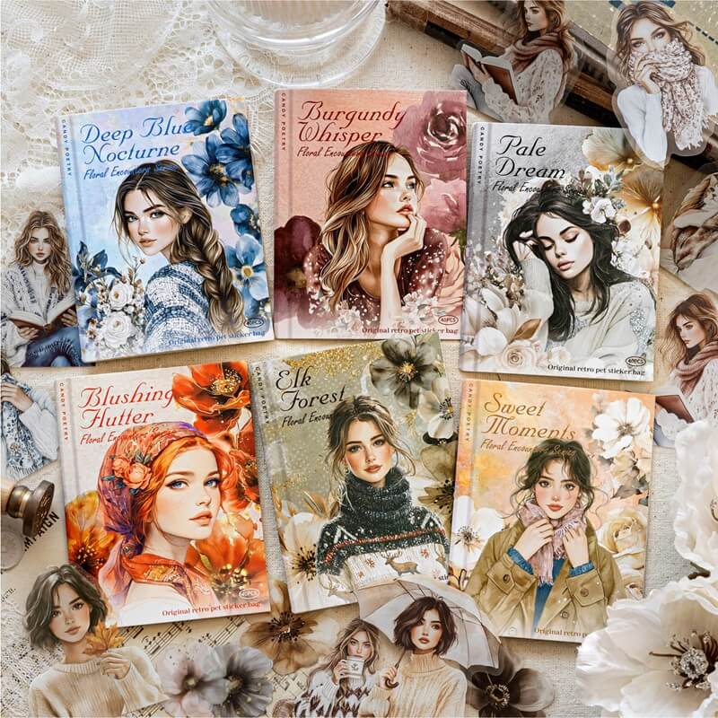 FloralGirl-Sticker-Scrapbook