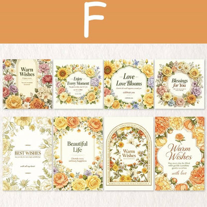 Floral vellum paper with vintage rose designs-F style