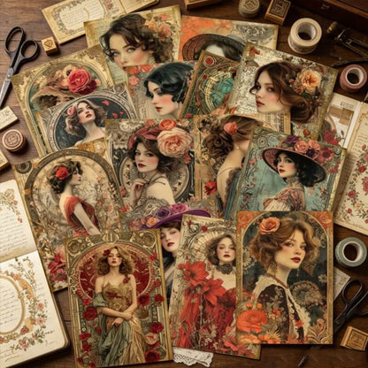 FlowerGirl-ScrapbookPaper