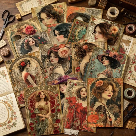 FlowerGirl-ScrapbookPaper
