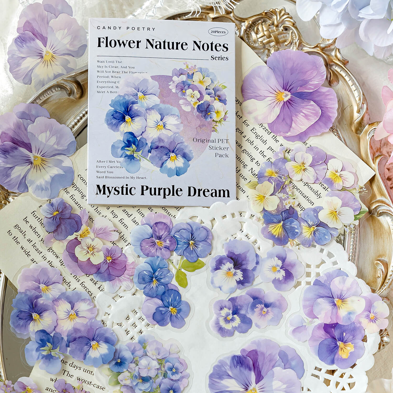 Flower Nature Notes stickers – loloyaya