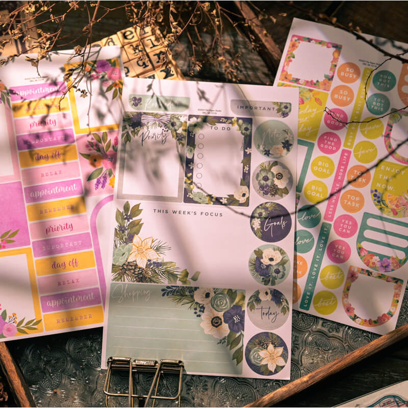 FlowerPlan-StickerBook-DIYCraft-1