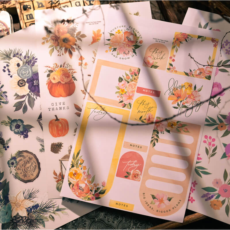 FlowerPlan-StickerBook-DIYCraft-2