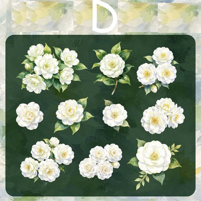 Flowers-HardCardStickers-Scrapbook-D