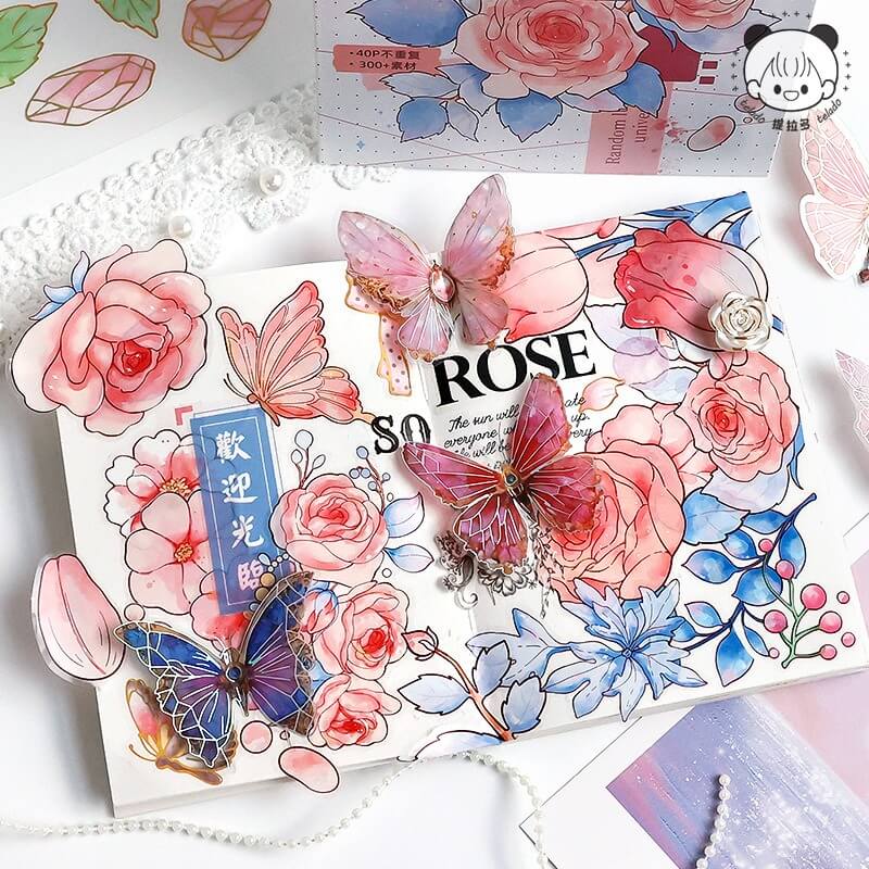 Flower Sticker Book Flower Sticker Book – loloyaya