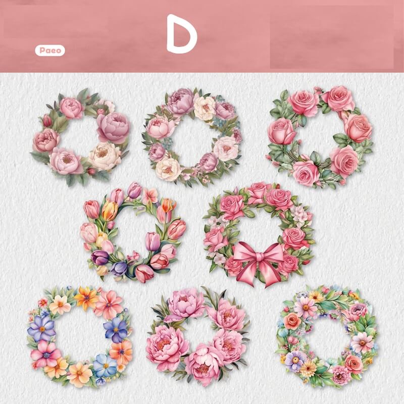 Flowerwreath-Hardcardsticker-Scrapbook-D